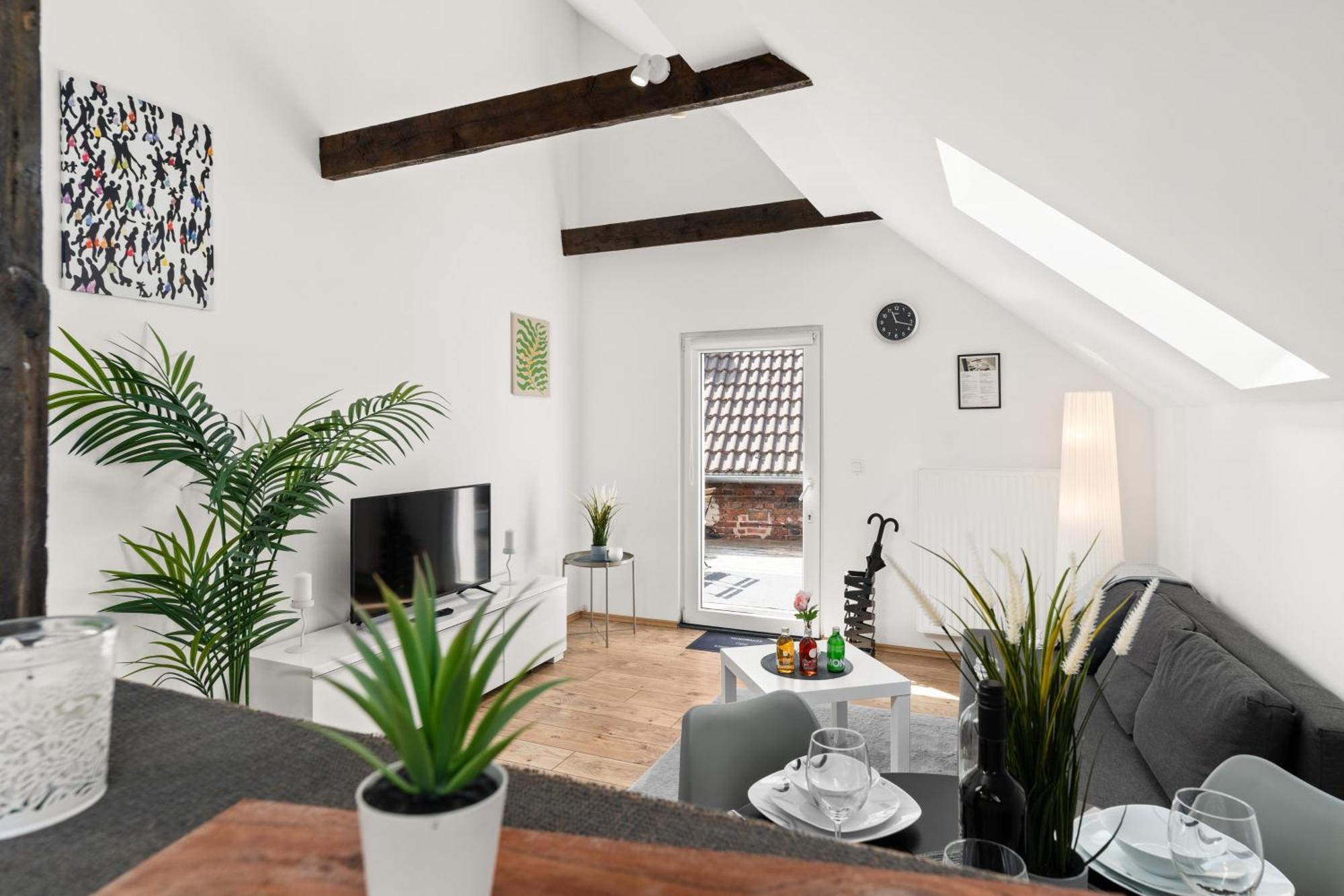 Mola Apartments-Charmante Ferienwohnung Im Herdecke Zentrum Fuer 3 Personen-Grosse Dachterrasse-Grill-Gratis Parken-Wlan ภายนอก รูปภาพ