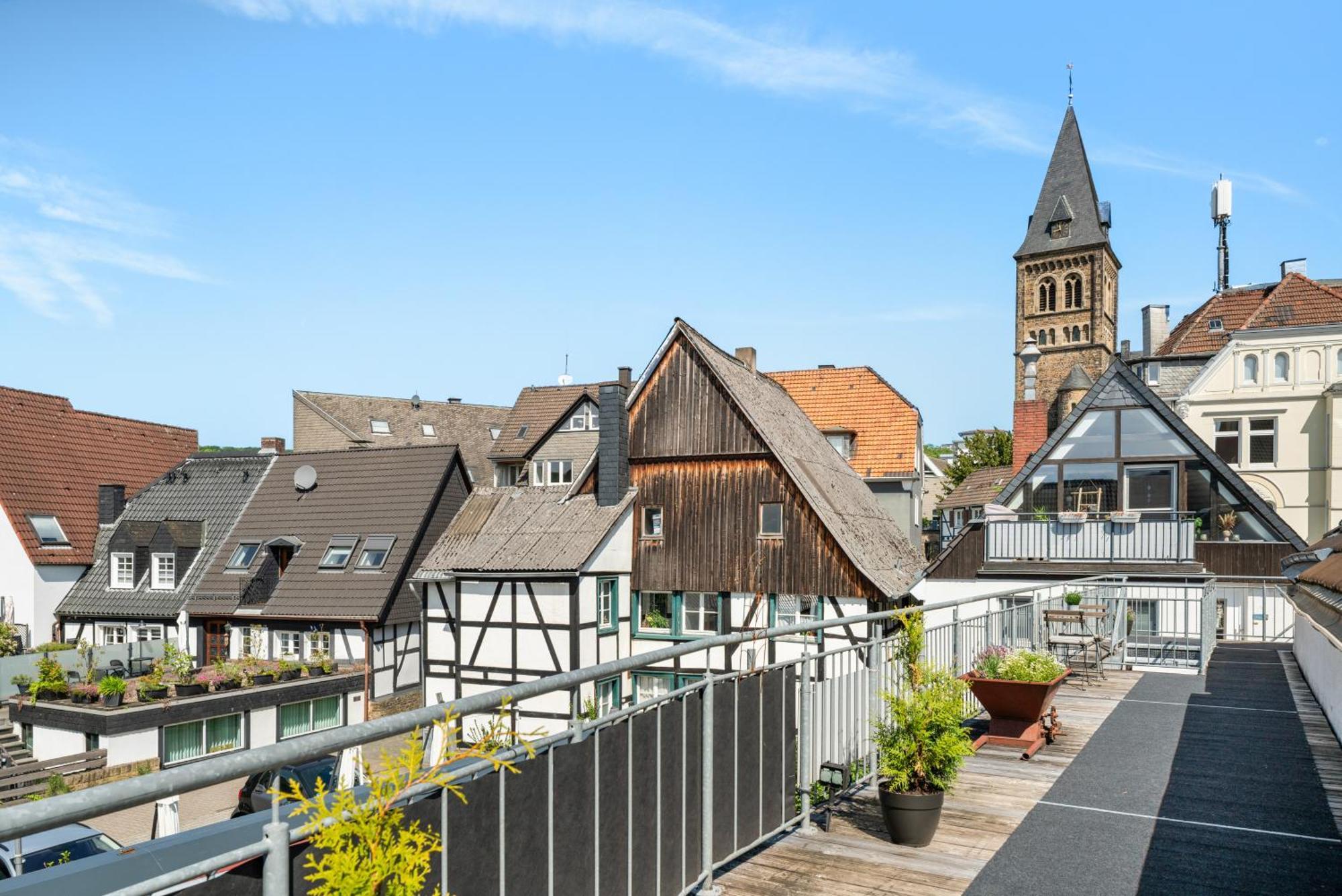 Mola Apartments-Charmante Ferienwohnung Im Herdecke Zentrum Fuer 3 Personen-Grosse Dachterrasse-Grill-Gratis Parken-Wlan ภายนอก รูปภาพ